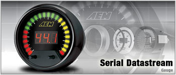 AEM serial gauge works with the 3000GTs EMS/ECU