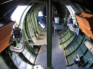 Inside a B17