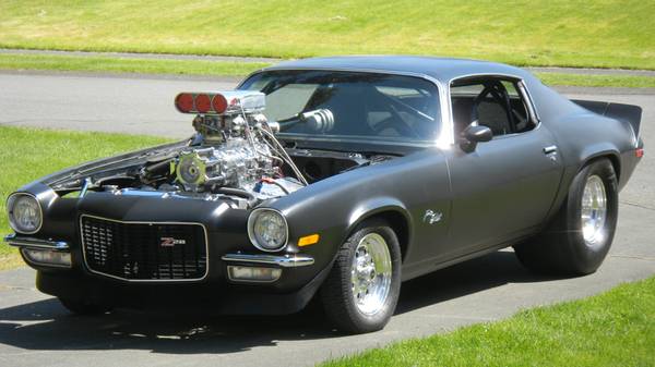 1972 drag race camaro