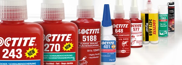 Loctite brand thread lockers and sealants